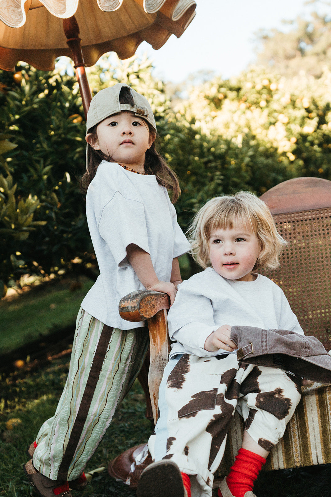 Malfi Cow Print Pant