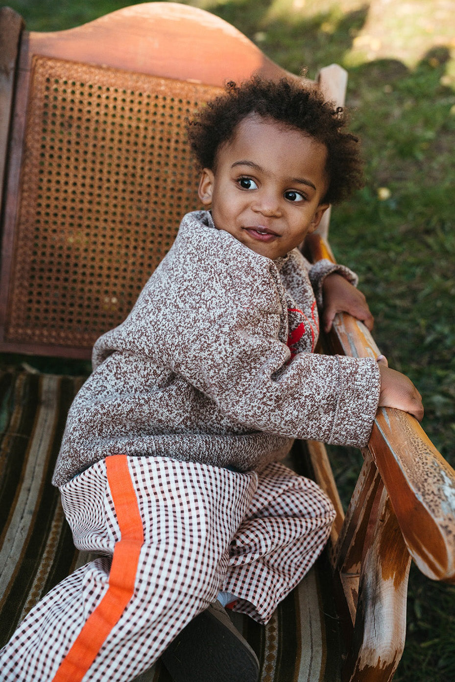 Malfi Milk & Cocoa Check Pant