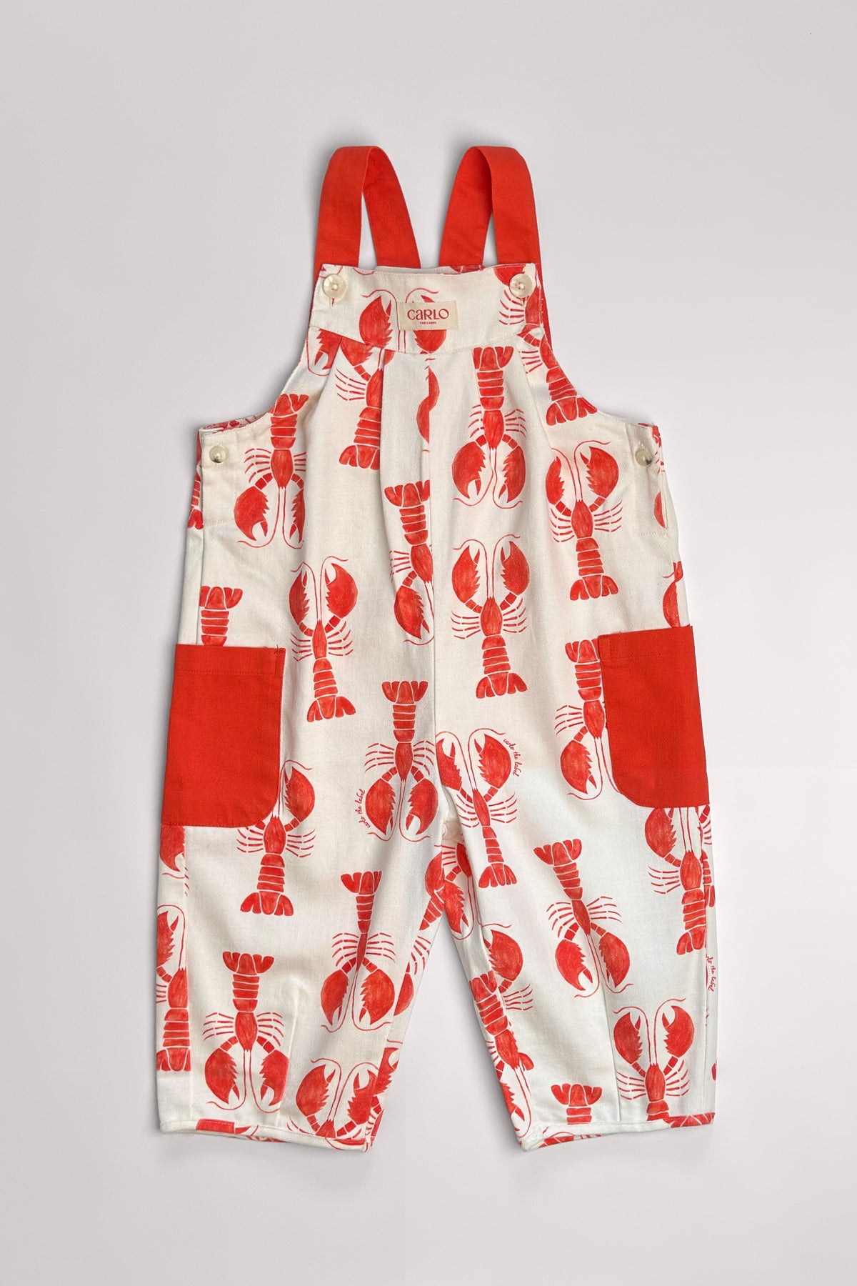 Jules Lobster Print Dungaree