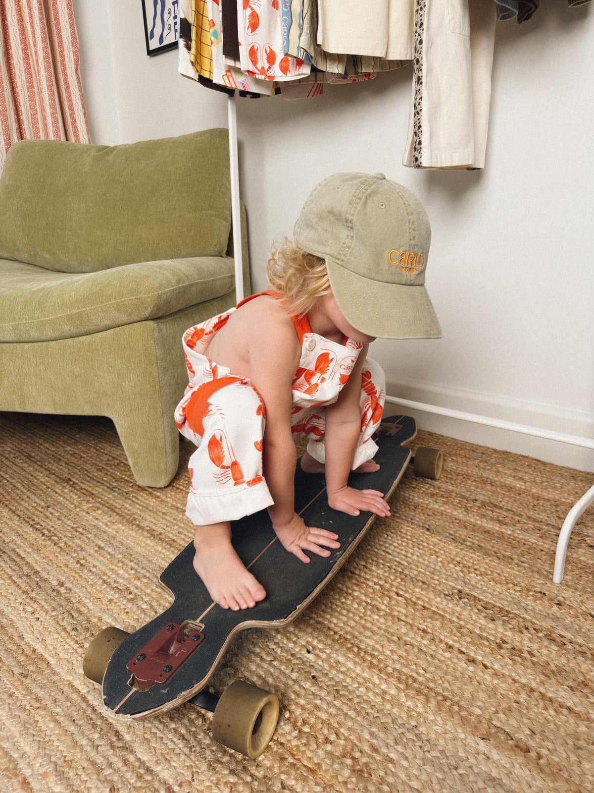 Jules Lobster Print Dungaree