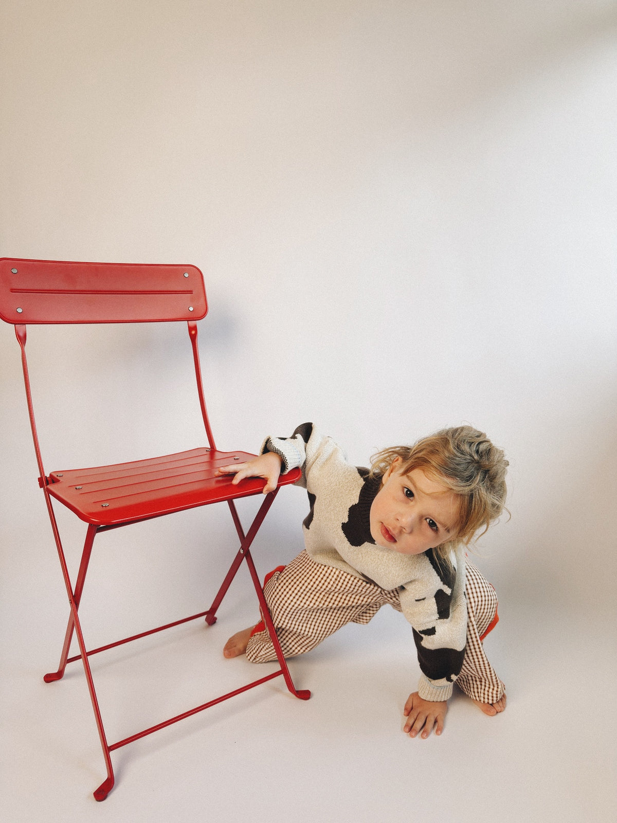 Malfi Milk & Cocoa Check Pant