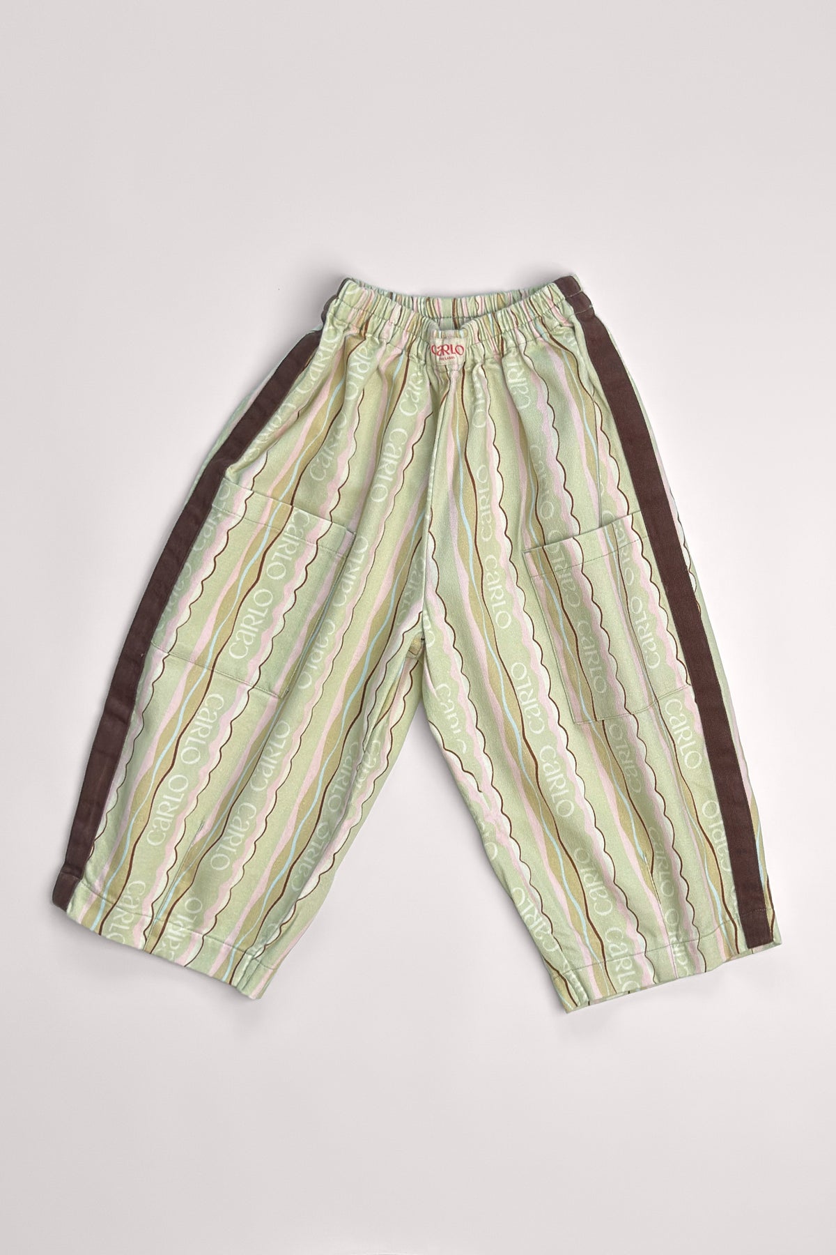 Malfi Carlo Marshmallow Stripe Pant