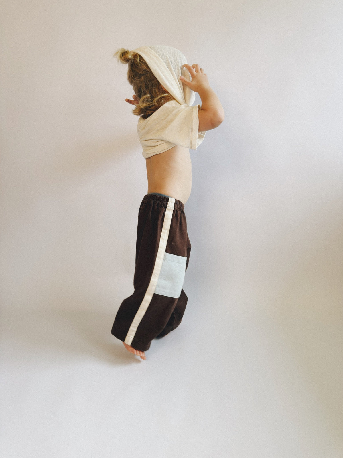 Malfi Chocolate Colourblock Pant